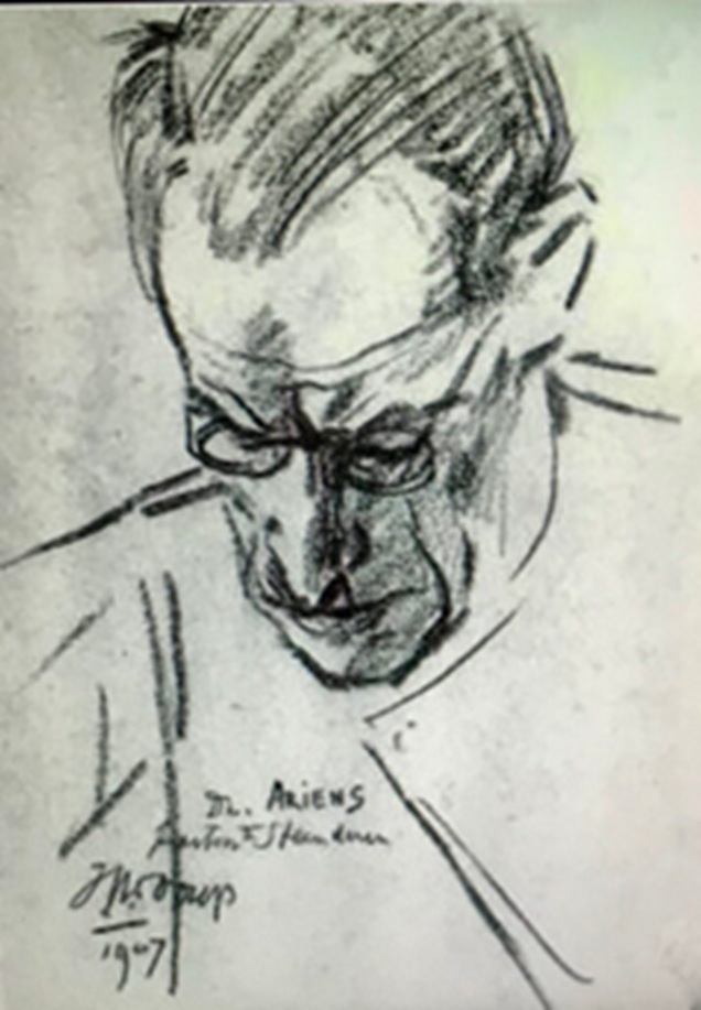 01 Ariens voorstudie A door Jan Toorop 1907